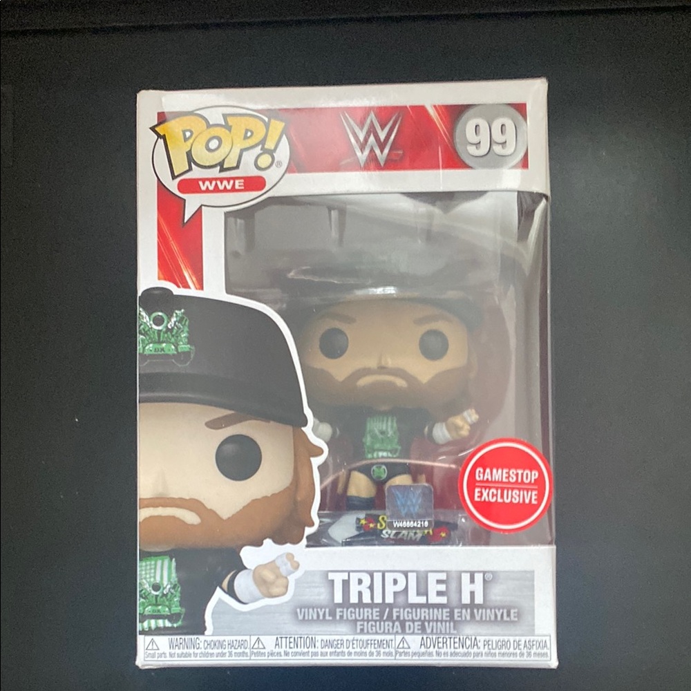 Funko Pop WWE Triple H Vinyl Figure - Green and Black